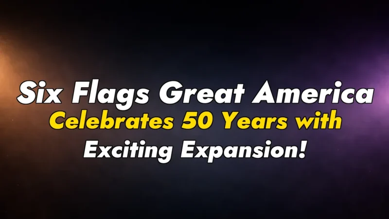 Six Flags Great America Celebrates 50 Years with Exciting Expansion!