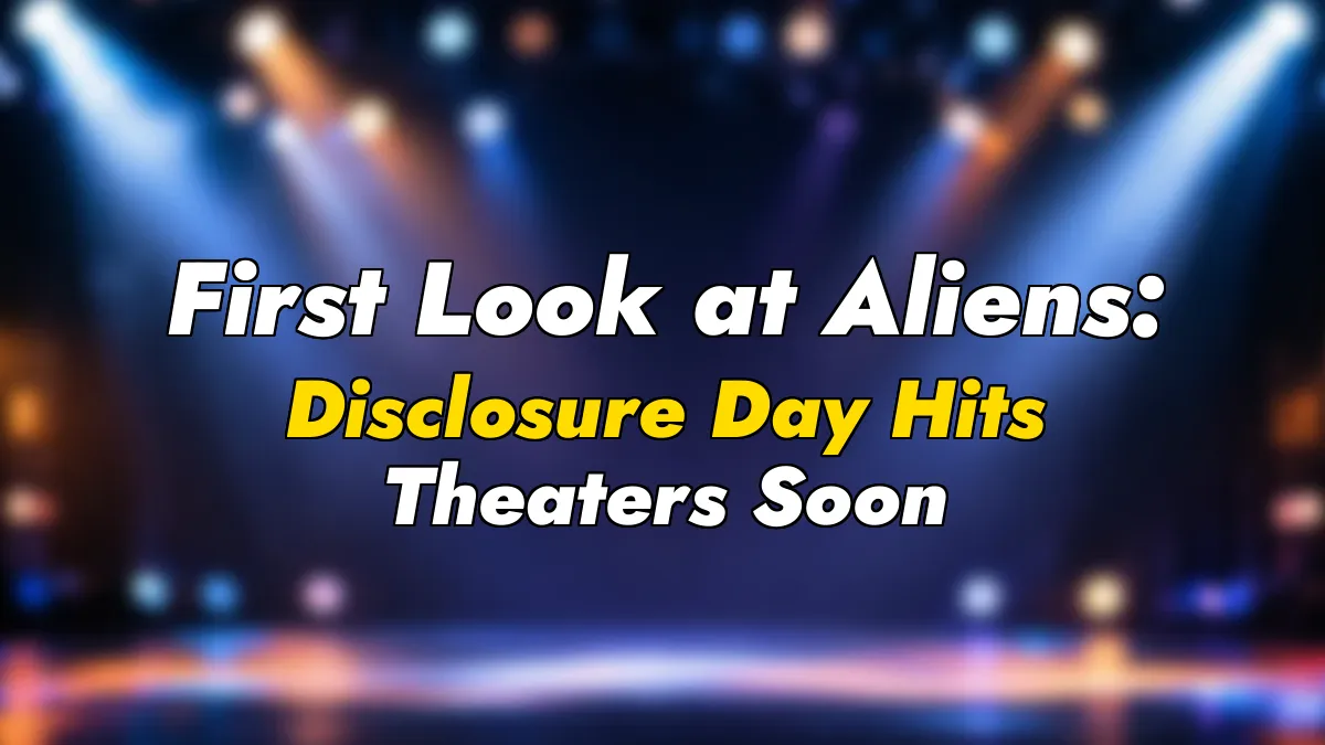 First Look at Aliens: Disclosure Day Hits Theaters Soon