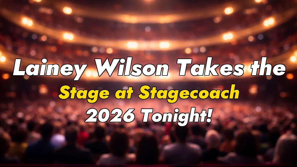 Lainey Wilson Takes the Stage at Stagecoach 2026 Tonight!