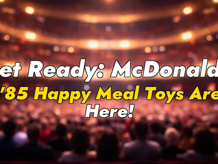 Get Ready: McDonald’s ’85 Happy Meal Toys Are Here!