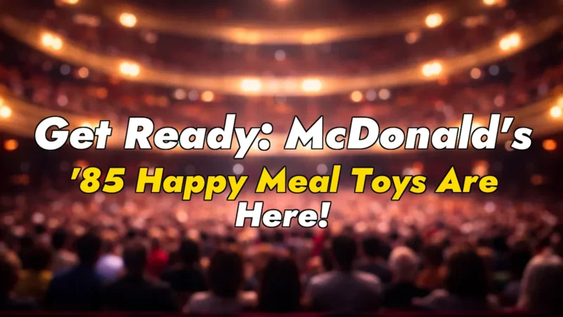 Get Ready: McDonald’s ’85 Happy Meal Toys Are Here!