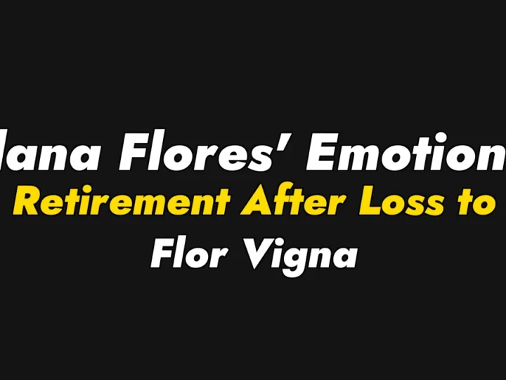 Alana Flores’ Emotional Retirement After Loss to Flor Vigna