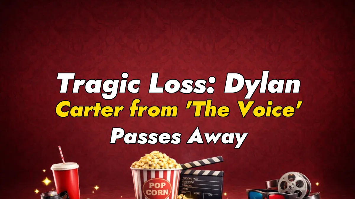 Tragic Loss: Dylan Carter from ‘The Voice’ Passes Away