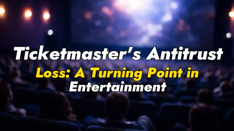 Ticketmaster’s Antitrust Loss: A Turning Point in Entertainment