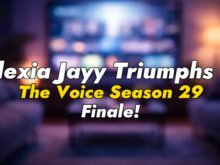 Alexia Jayy Triumphs in The Voice Season 29 Finale!