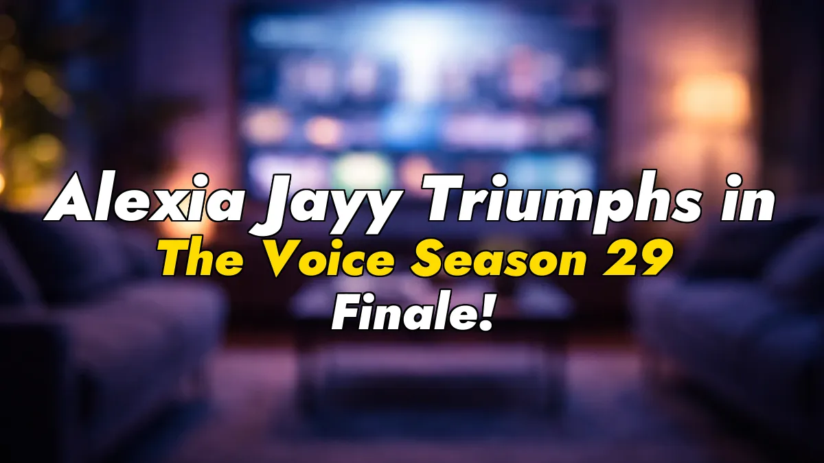 Alexia Jayy Triumphs in The Voice Season 29 Finale!