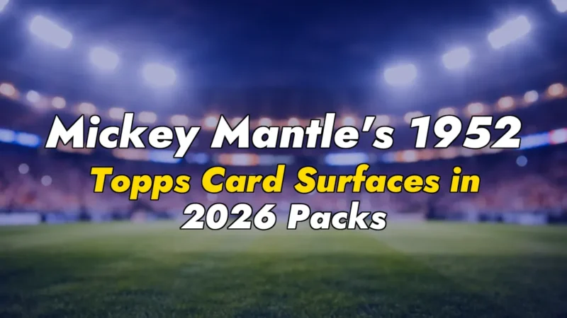 Mickey Mantle’s 1952 Topps Card Surfaces in 2026 Packs