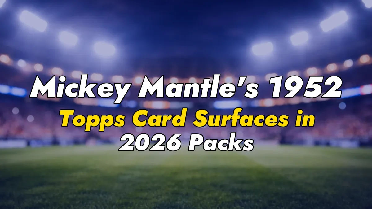 Mickey Mantle’s 1952 Topps Card Surfaces in 2026 Packs