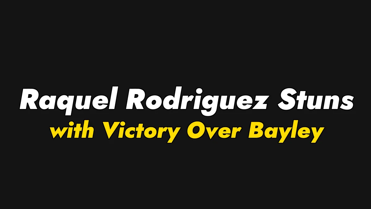 Raquel Rodriguez Stuns with Victory Over Bayley & Valkyria