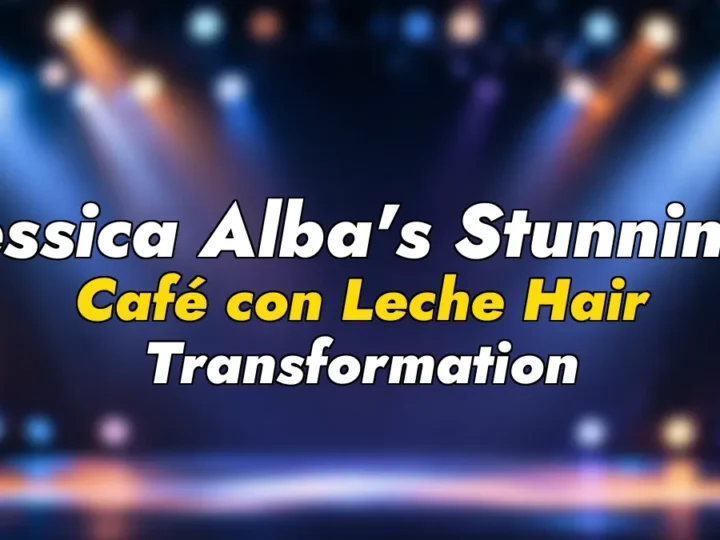 Jessica Alba’s Stunning Café con Leche Hair Transformation