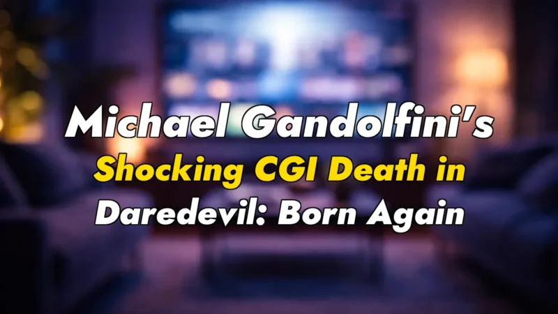 Michael Gandolfini’s Shocking CGI Death in Daredevil: Born Again