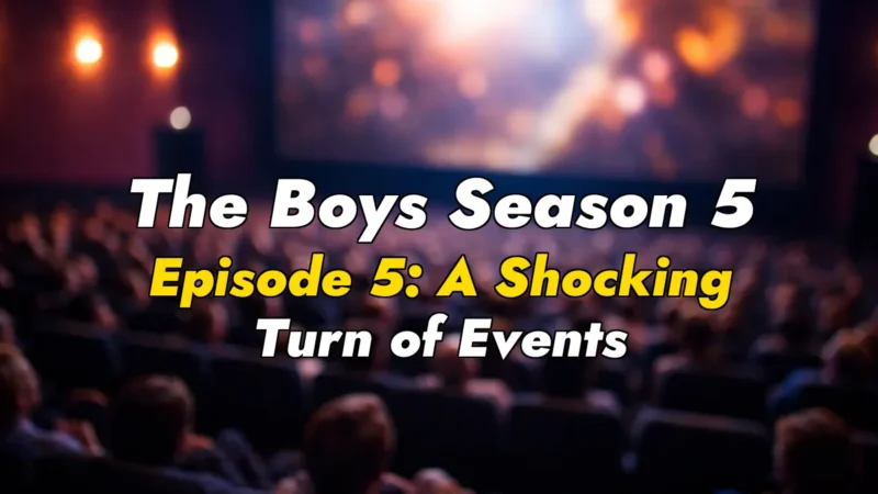 The Boys Season 5 Episode 5: A Shocking Turn of Events