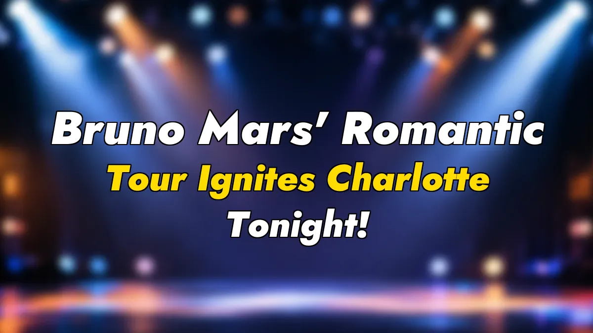 Bruno Mars’ Romantic Tour Ignites Charlotte Tonight!