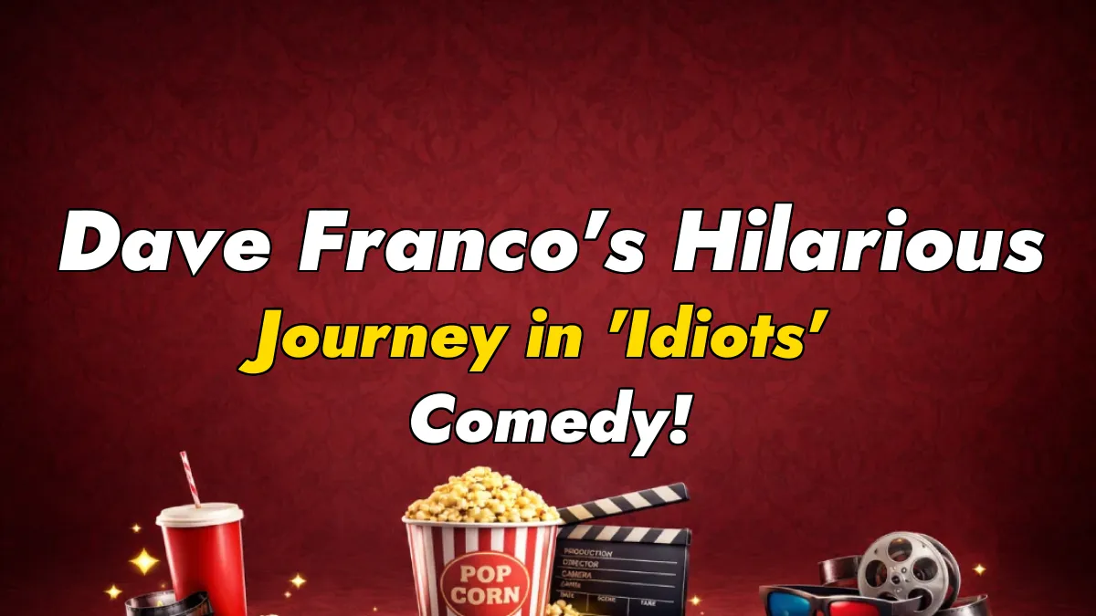 Dave Franco’s Hilarious Journey in ‘Idiots’ Comedy!