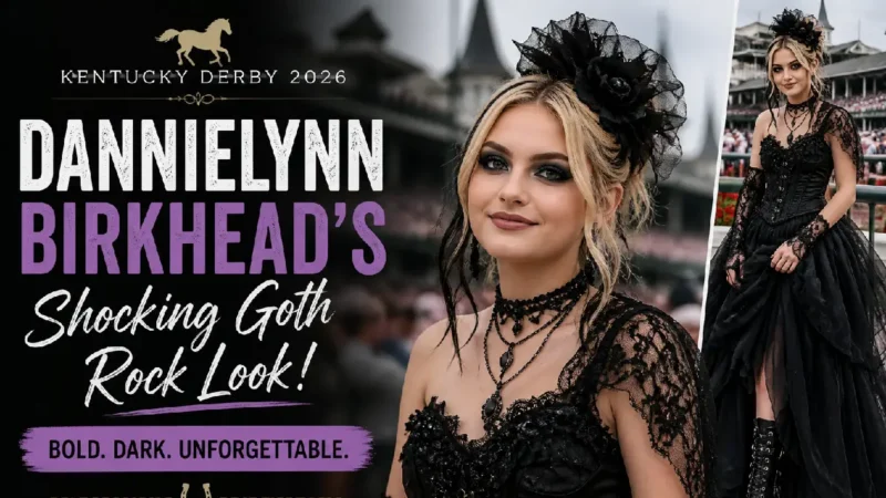 Dannielynn Birkhead’s Shocking Goth Look at Kentucky Derby 2026 – Fans Stunned by Bold Transformation