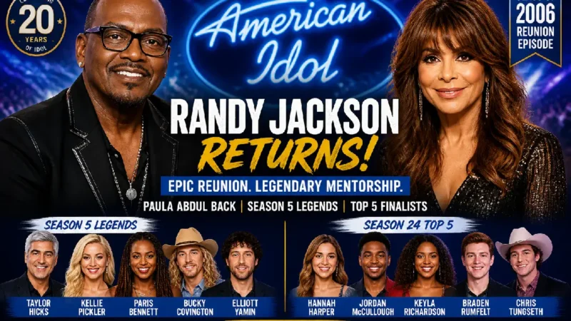 Randy Jackson Returns to American Idol 2026: Epic Reunion with Paula Abdul & Season 5 Legends