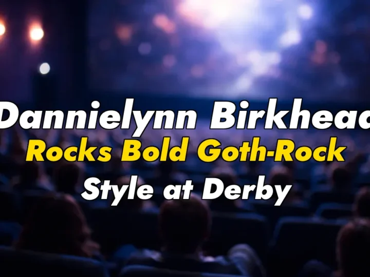 Dannielynn Birkhead Rocks Bold Goth-Rock Style at Derby