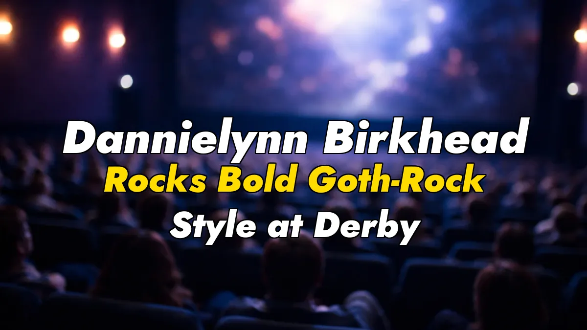 Dannielynn Birkhead Rocks Bold Goth-Rock Style at Derby