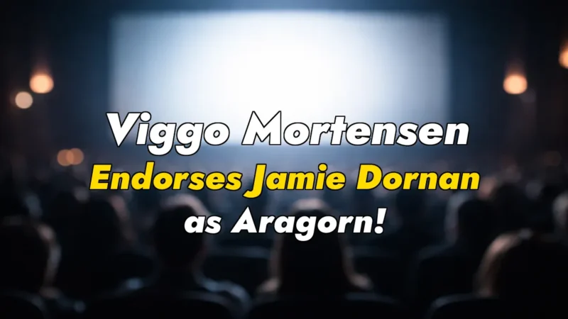 Viggo Mortensen Endorses Jamie Dornan as Aragorn!
