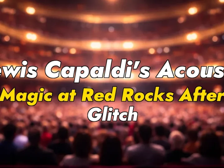 Lewis Capaldi’s Acoustic Magic at Red Rocks After Glitch