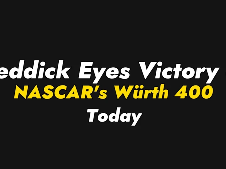 Reddick Eyes Victory at NASCAR’s Würth 400 Today
