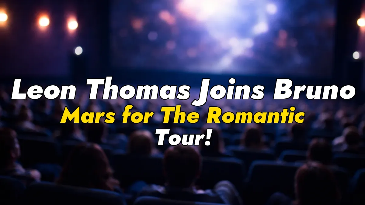 Leon Thomas Joins Bruno Mars for The Romantic Tour!