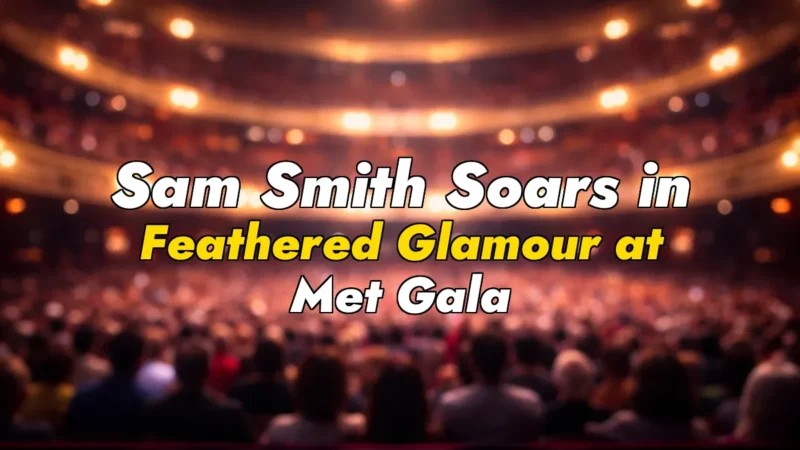Sam Smith Soars in Feathered Glamour at Met Gala