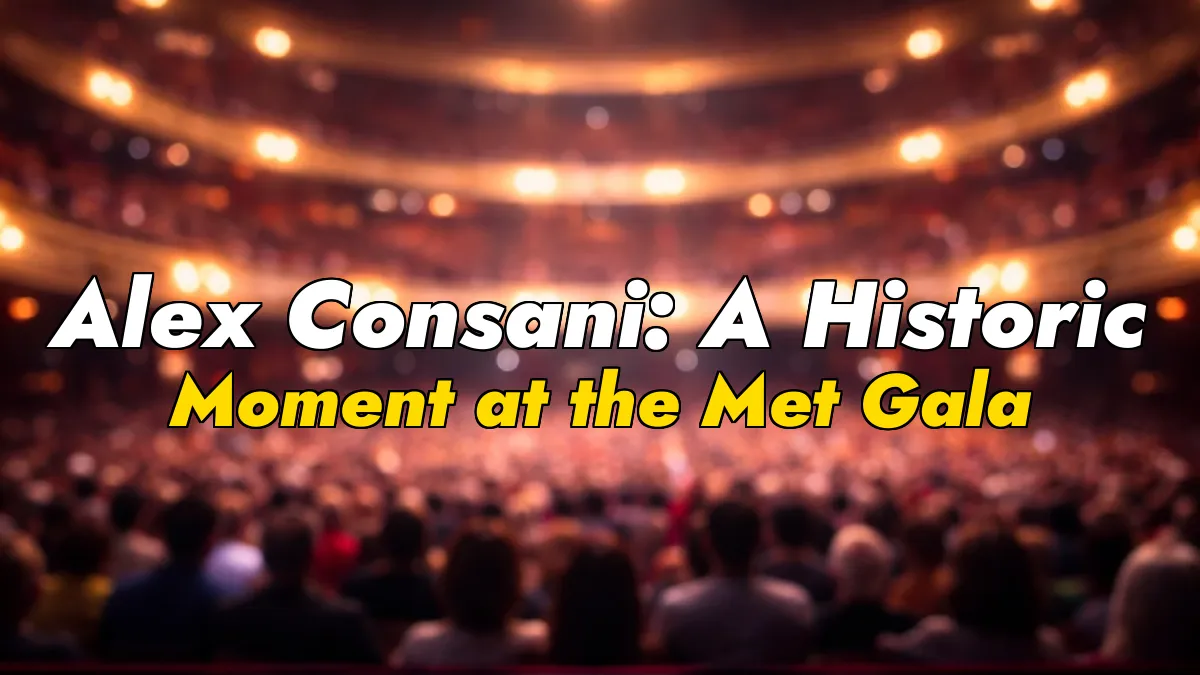 Alex Consani: A Historic Moment at the Met Gala