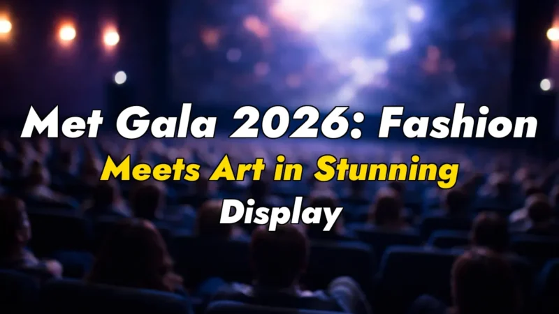 Met Gala 2026: Fashion Meets Art in Stunning Display