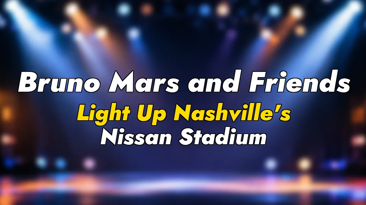 Bruno Mars and Friends Light Up Nashville’s Nissan Stadium