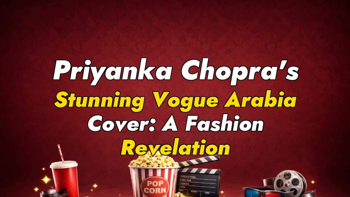 Priyanka Chopra’s Stunning Vogue Arabia Cover: A Fashion Revelation